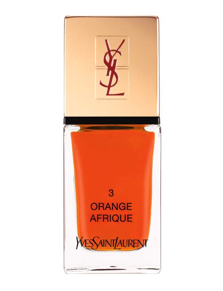 vernis orange afrique yves saint laurent|Vernis à Ongles .